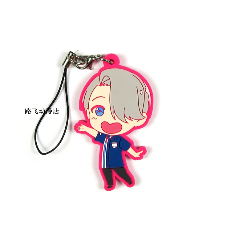 Юрий! На ледяную экшн фигуру Юри Katsuki Victor Nikiforov аниме модель резиновый брелок