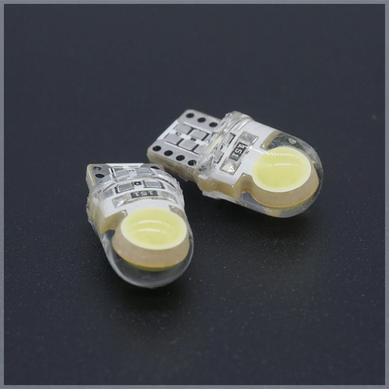 JALAMP 6 шт. Авто T10 Led 12В 194 W5W LED 168 COB кремнезема с поворотным боковым номерным знаком