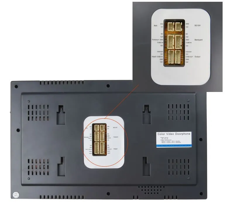 Домашняя безопасность 9 дюймов TFT lcd монитор видео телефон двери видеодомофон система с ночным видением дверной Звонок камера