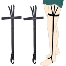 1 компл. многоцелевой двойного назначения Тыква пряжки Рубашка Остается подвязки РУБАШКА УНИСЕКС держатели складки-водоотталкивающий ремень со штрипками стиль чулок