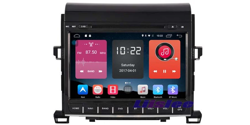 Best Liislee Android For Toyota Vellfire 2008~2015 Stereo Radio DVD Carplay Wifi GPS MAP Navigation System Original NAVI Design 6