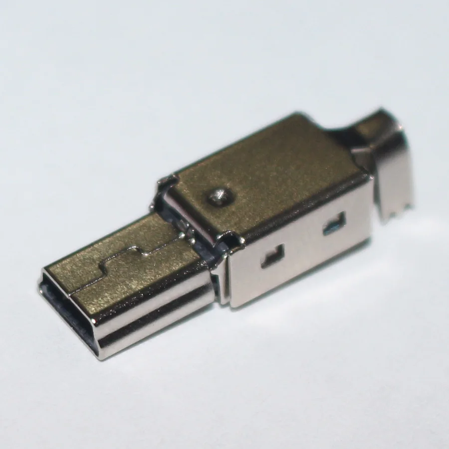 5 комплектов 3 в 1 5 pin DIY Mini USB T Тип Мужской 5pin разъем Хвост зарядки порт сварки металлический штекер