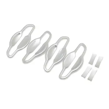 

4pcs/set Car ABS Chrome Exterior Door Handles Bowls Cup Cover Decal Fit For Hyundai Elantra Avante 2017 Car Styling Accessories