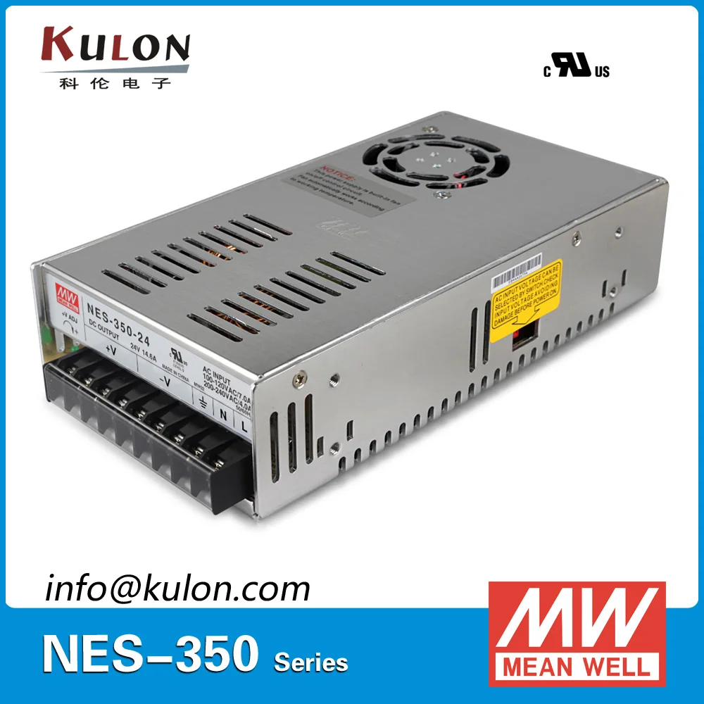 

Original Meanwell NES-350-24 AC to DC single output 350W 14.6A 24V Mean well Power Supply NES-350