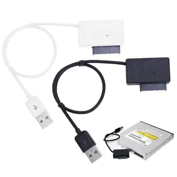 

Notebook CD-ROM Drive SATA to USB Cable Latest Third Generation 6P +7P SATA to USB2.0 cable for DVD/ COMBAO drive/DVD burner