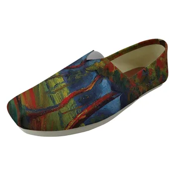 

New Arrival Men Shoes Male Loafers Casual Light Boys Lazy Sip on Flat Spring Autumn Print Shoes for Umberto Boccioni Piece