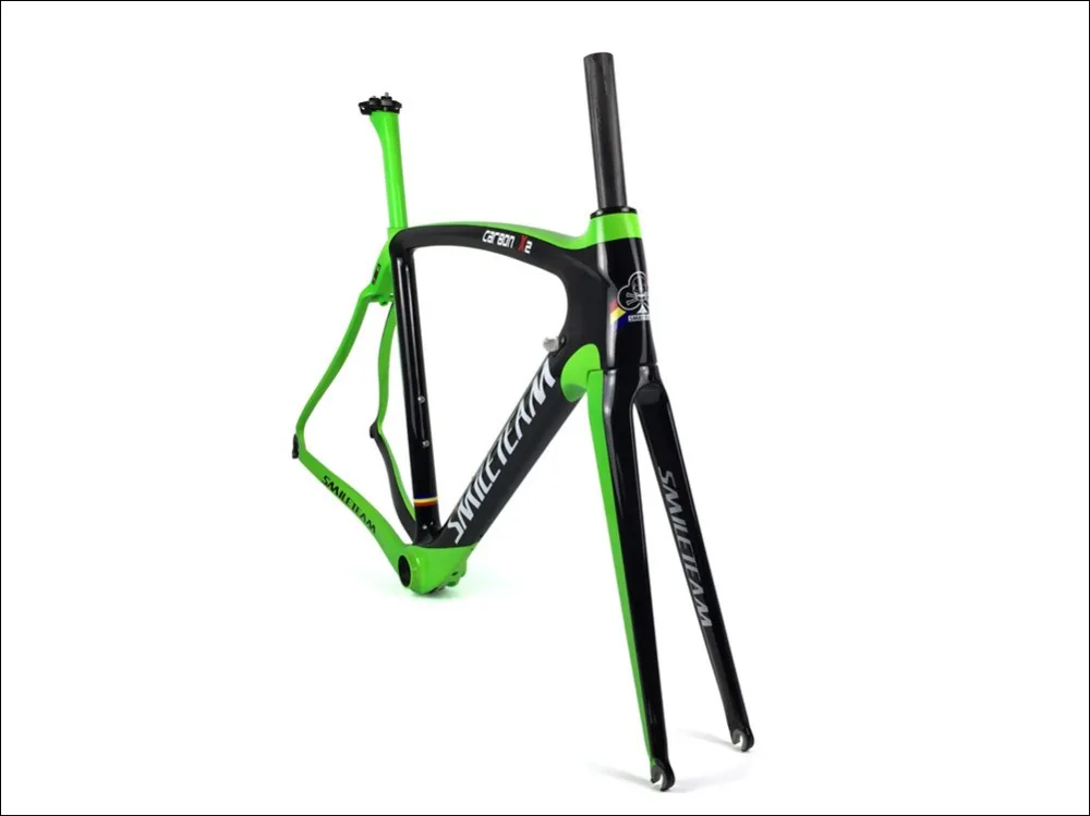 Clearance Smileteam 2019 New Full Carbon Fiber Road Bike Frame 700C Racing Bicycle Carbon Frameset With Wheelset Headset BB386 UD Glossy 4 Clearance Smileteam 2019 New Full Carbon Fiber Road Bike Frame 700C Racing Bicycle Carbon Frameset With Wheelset Headset BB386 UD Glossy 4