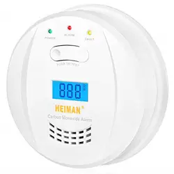 Хейман детектор угарного газа со сменными Батарея, Высокочувствительный co Сенсор громкий Alarm-722ESY