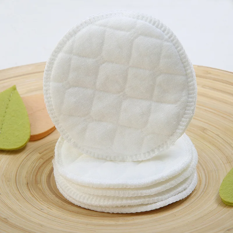 

2Pcs Reusable Nursing Breast Pads Washable Soft Absorbent Anti-overflow 3 Layers Baby Breastfeeding Waterproof Breast Pads