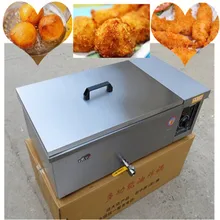 Spiral potato deep fryer electric stainless steel french fries chicken frying machine for home use ZF
