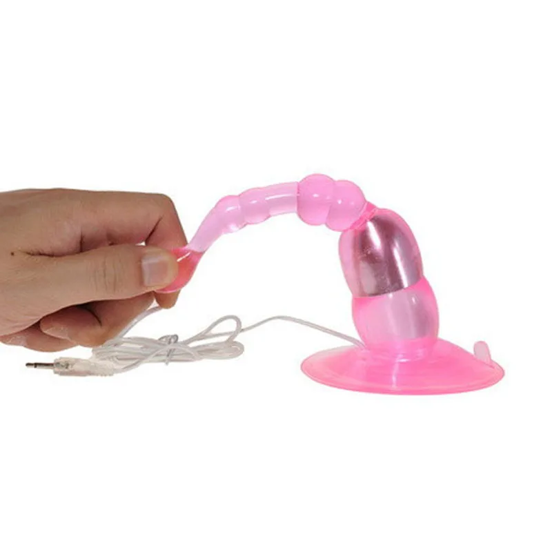 AA003526 Waterproof Anal Body Personal Massager Crystal G-spot Beads Vibrating Anal Butt Plug Sex Toys For Male & Female Adult Products (6)