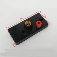 23010 маленький держатель основания лампы физика Электрический эксперимент обучающий инструмент E10 винт патрон серии подключения терминала 5 шт