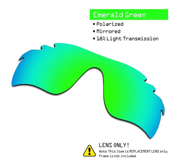 Дропшиппинг SmartVLT замена линз поляризационные для солнцезащитных очков оакли радарлок путь вентилируемые-несколько штук упакованы - Цвет линз: Green-ShieldCoat