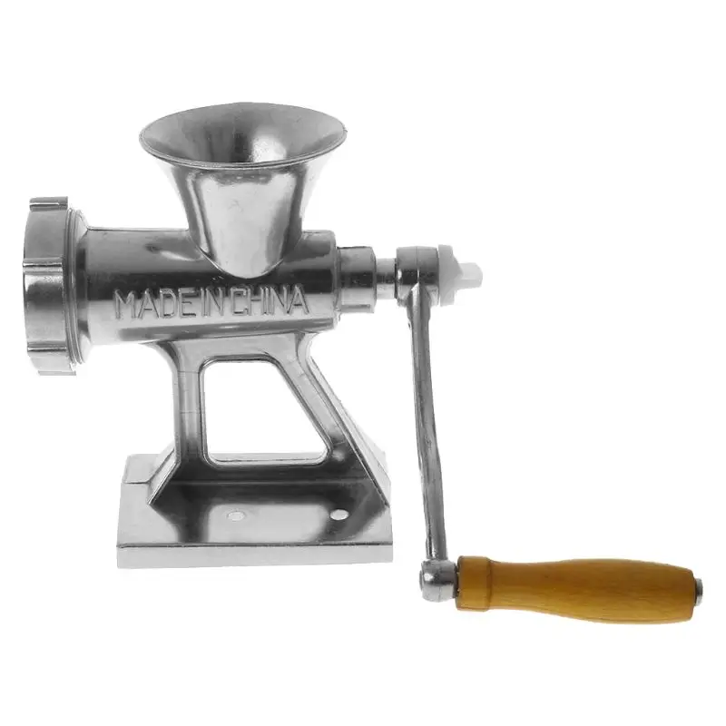 

Aluminium Alloy with Manual Meat Grinder Mincer Multifunctional Sausage Stuffer Machine Table Hand Crank Chopper