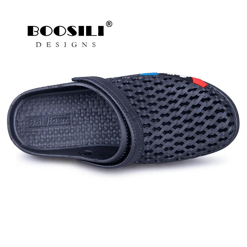 2019 Brand Duty-free Big Size 36-45 Lover Clogs 6 Colors Croc Shoes Men Band Sandals Summer Beach Water Swimming Mens Shoe