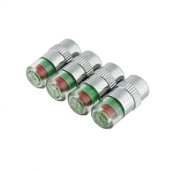 

4PCS Car Tire Valve Caps Pressure Gauge Monitor Indicator Tpms Monitoring Cap Sensor 3 Color Alert Car tyre Meter Accessories