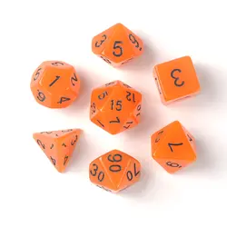 Новый 7 шт./компл. световой D4-D20 нескольких боковой ночник Dice многогранные кости Подземелья и Драконы кости для развлекательная игра