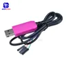 Original CP2102 Chips USB 2,0 a TTL serie descargar Cable 4 Pin Convertidor en serie para Arduino Raspberry Pi Win10/Mac OS X/Linux ► Foto 3/6