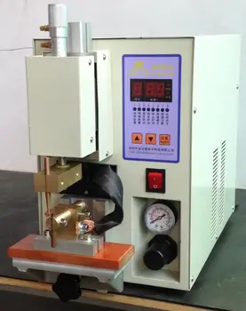 Online Super Microcomputer Dual Pulse Pneumatic Battery Spot Welder For Battery Pack APR30 High Quality