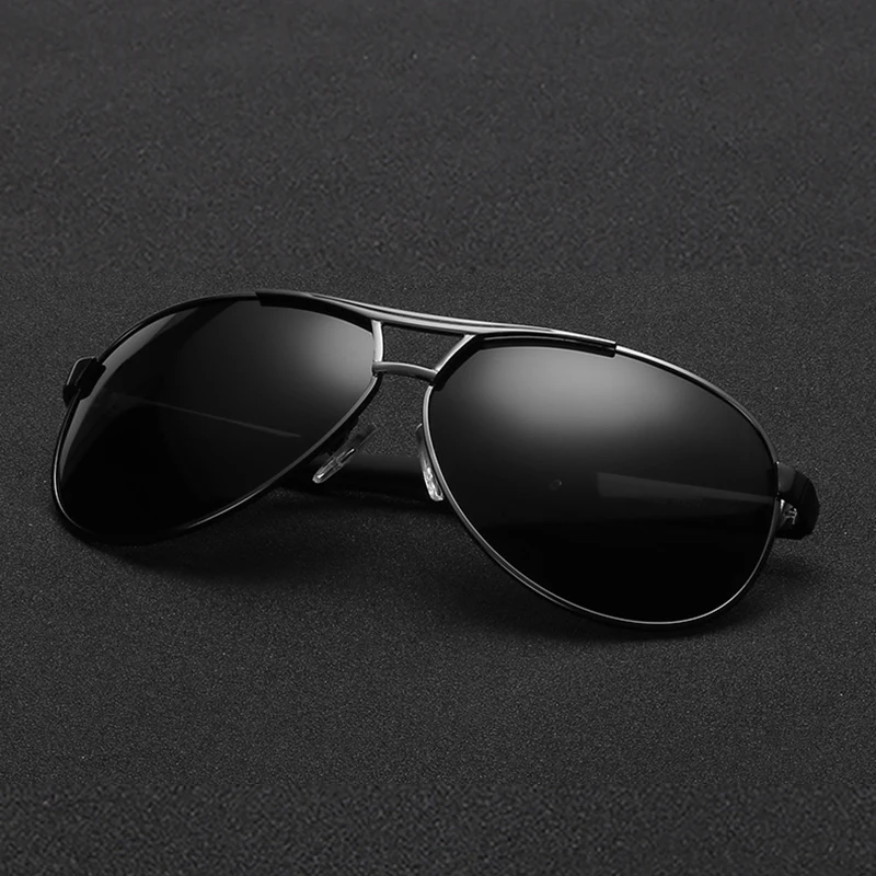 Мужские Ретро поляризационные солнцезащитные очки для вождения, классические водительские очки, солнцезащитные очки с металлической оправой, мужские солнцезащитные очки UV400