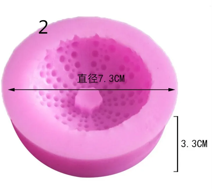 Aouke морская серия жемчужная раковина Морская звезда Раковина Морская раковина силиконовая форма 8 морская био форма для выпечки помадной глазури - Цвет: B004