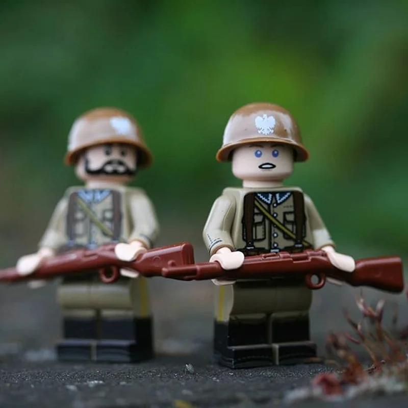 

HOT Legoings ww2 soldiers army in blocks toy guns Building Blocks military weapon pack enlighten model Compatible With legoeding
