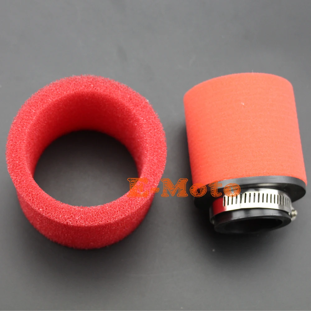 37 mm - 38 mm Angled Foam Air Filter for 125cc-150cc ATVs, Dirt