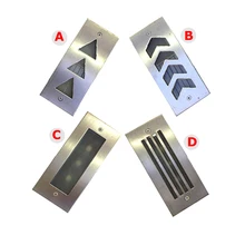 3 Вт 5 Вт прямоугольный светодиодный подземный светильник, встраиваемый в помещении и на открытом воздухе водонепроницаемый светильник для коридора