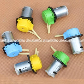 

1pc New DC 6V 12V 24V Micro Self-priming Mute Liquid Water Peristaltic Pump siliconeTubing for Lab Dosing Analytical