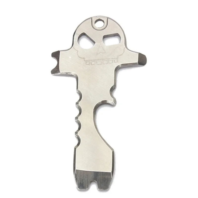 

EDC Camping Outdoor Portable Stainless Steel Tactical Multi-Functional Mini Pocket Tool Key Ring Key Chain Survival Opener Kit