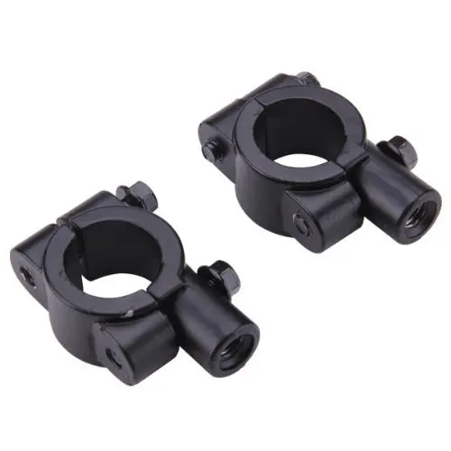 

TOYL 2 PCS Motorcycle Handlebar Mount Handlebar Holder Mounting Clamps Black