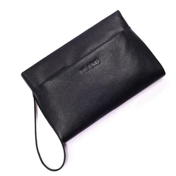 

High Quality Mens Business Clutches Bag Genuine leather trend wallet Pouch Handbag famous brand Handbags leather Bag gift