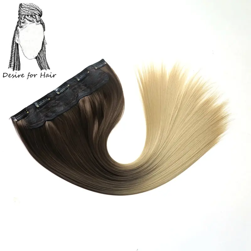 Desire для волос 1 упак 24 дюйма 60 см в длину 130g прически silky straight эффектом деграде
