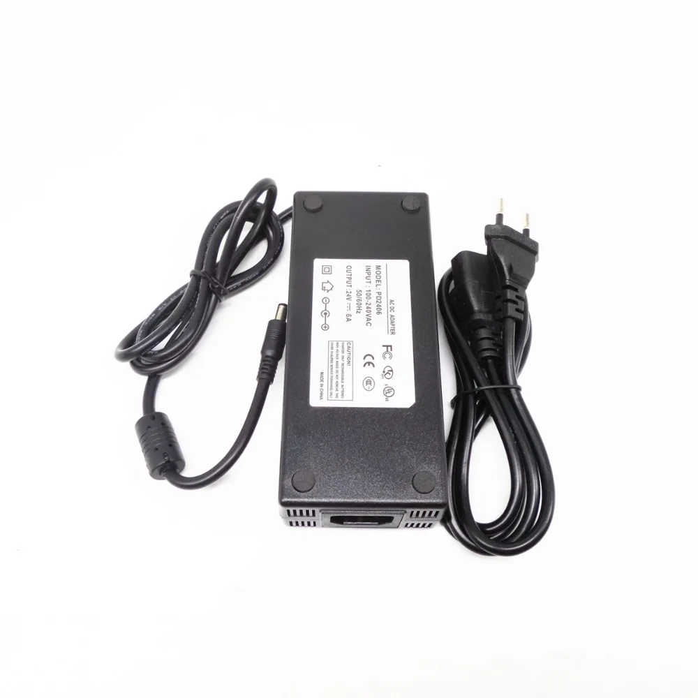 

AC 100V-240V Converter Switching power adapter DC 24V 6A 100W Supply EU Plug TPA3116 Audio power amplifier power supply