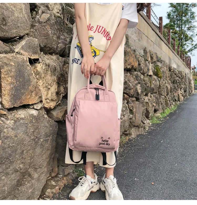 Moon Wood женский розовый рюкзак для школы подростков девочек водонепроницаемый рюкзак желтый Водонепроницаемый рюкзак женская школьная сумка