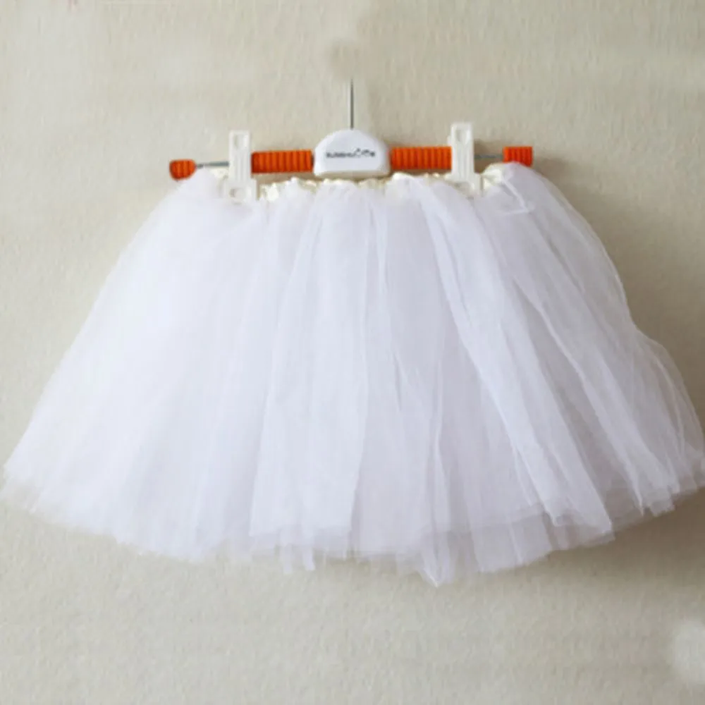 Для маленьких девочек Мульти-Цвет 3 Слои одежда, юбка, юбка-американка для девочек с юбкой-пачкой в стиле «Вечерние Красивые балетные костюмы для танцев для девочек, новое