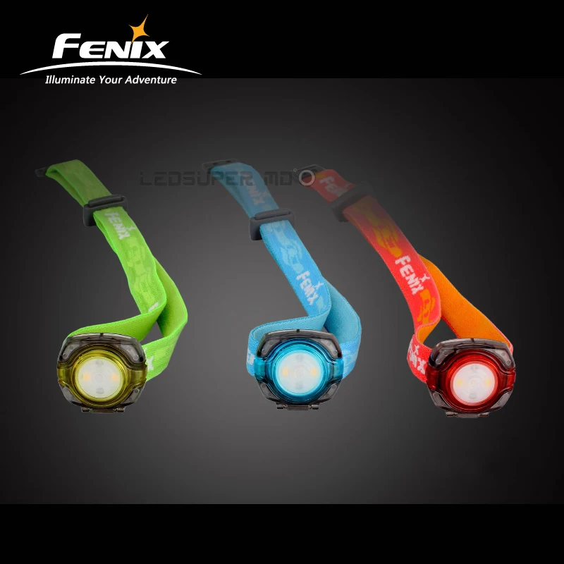 2015 Fenix HL05 компактный многофункциональный наручные свет Портативный мини Бег фары с красными и белыми светодиодами