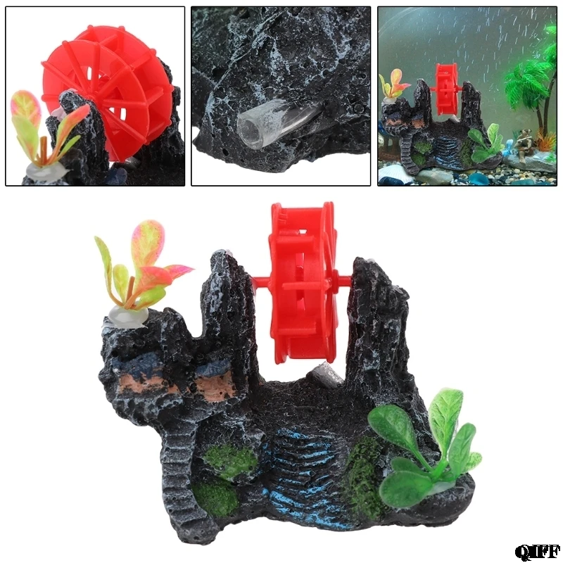 

Aquarium Decoration Simulation Rockery Resin Crafts For Fish Tank Landscaping