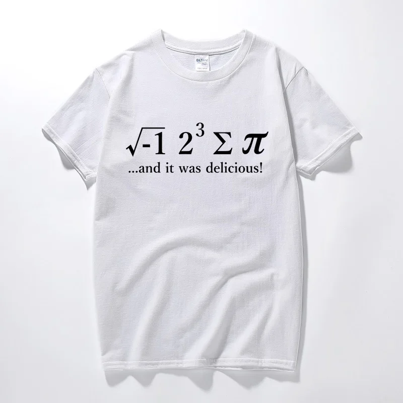 

YUAYXEA Funny T Shirts Novelty I Ate Some Pi tshirt Maths 8 Sum Pie birthday Tee shirt Top Summer Fashion Cotton Short Sleeve