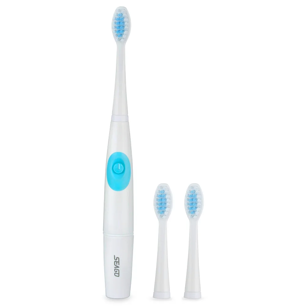 

SEAGO SG - 915 Sonic Toothbrush Dental Safeguards Oral Health Care Cleaning Tools with Replaceable Brush Head