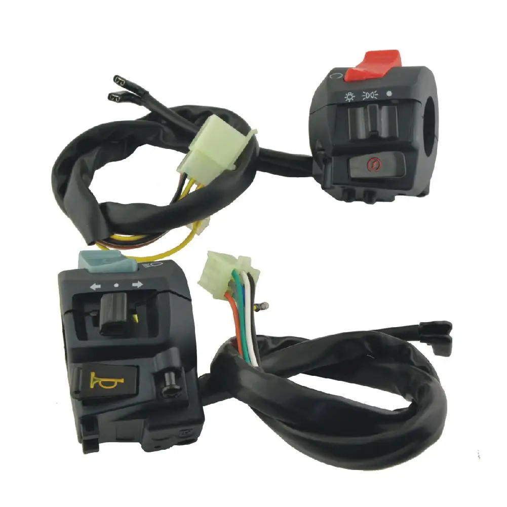 LumiParty 1 пара MP1504254 12 В крепление на руль мотоцикла кнопка переключения для
