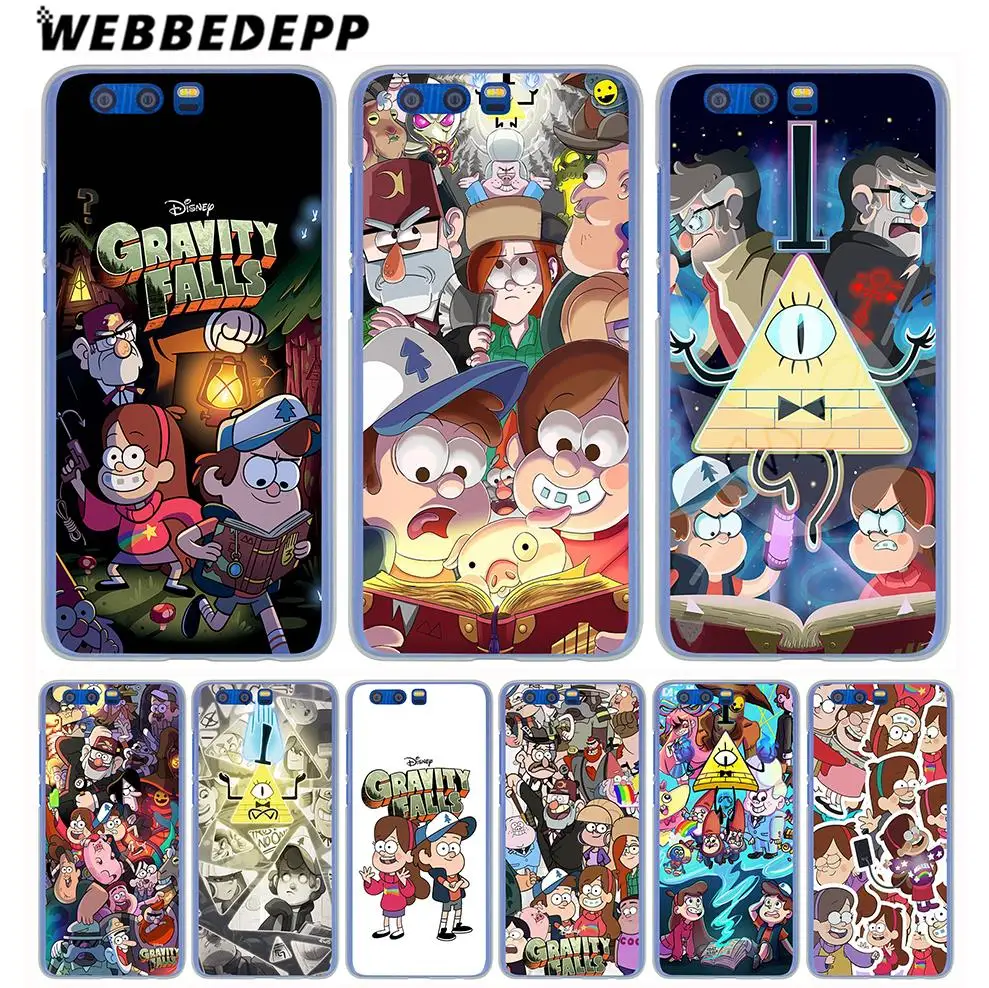 

WEBBEDEPP Cartoon Gravity Falls Anime Phone Hard Case for Huawei Honor Play 9 8 8C 10 Lite 8X 7X 6A 7A Pro 2GB 3GB Cover