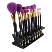 15 Hole Drying Rack Organizer Shelf Square Makeup Brush Holder Make Up Cosmetic Brush Holder Tools YO6