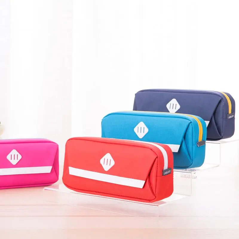 Deli pencil bag/case student stationery fresh simple style creative