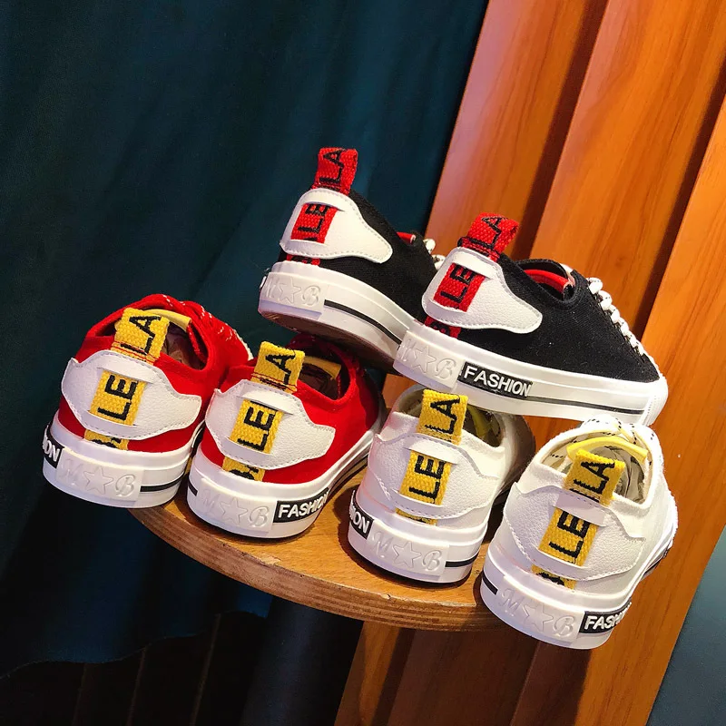 

Ins canvas shoes female 2018 autumn new Korean version of Harajuku ulzzang wild shoes