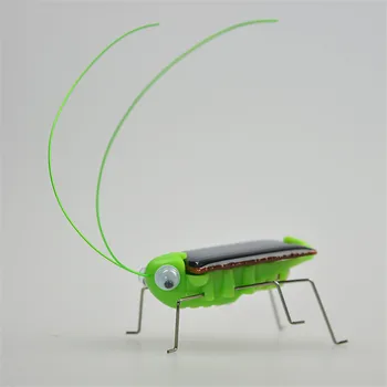 

Mini Kit Novelty Kid Solar Energy Powered Spider Cockroach Power Robot Bug Grasshopper Early Educational Gadget Toy For Children