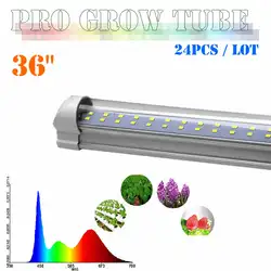 T8 полный спектр светодио дный светать домашняя игровая палатка парниковых Растениеводство бар 28 Вт 36 "белый свет оптовая продажа 24 шт./лот