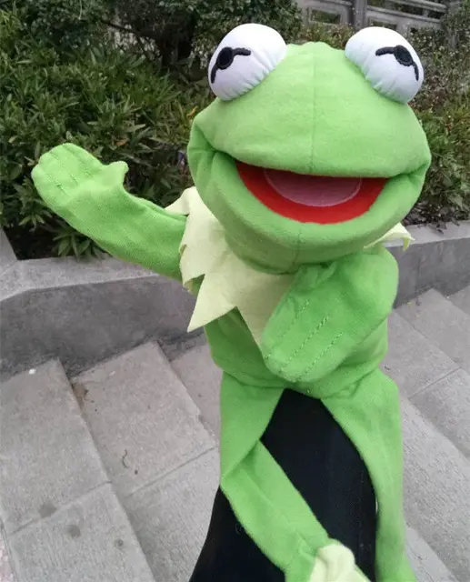 The Muppets show Kermit frog Puppets hand puppet plush Toy kid's gift educational Gift 2