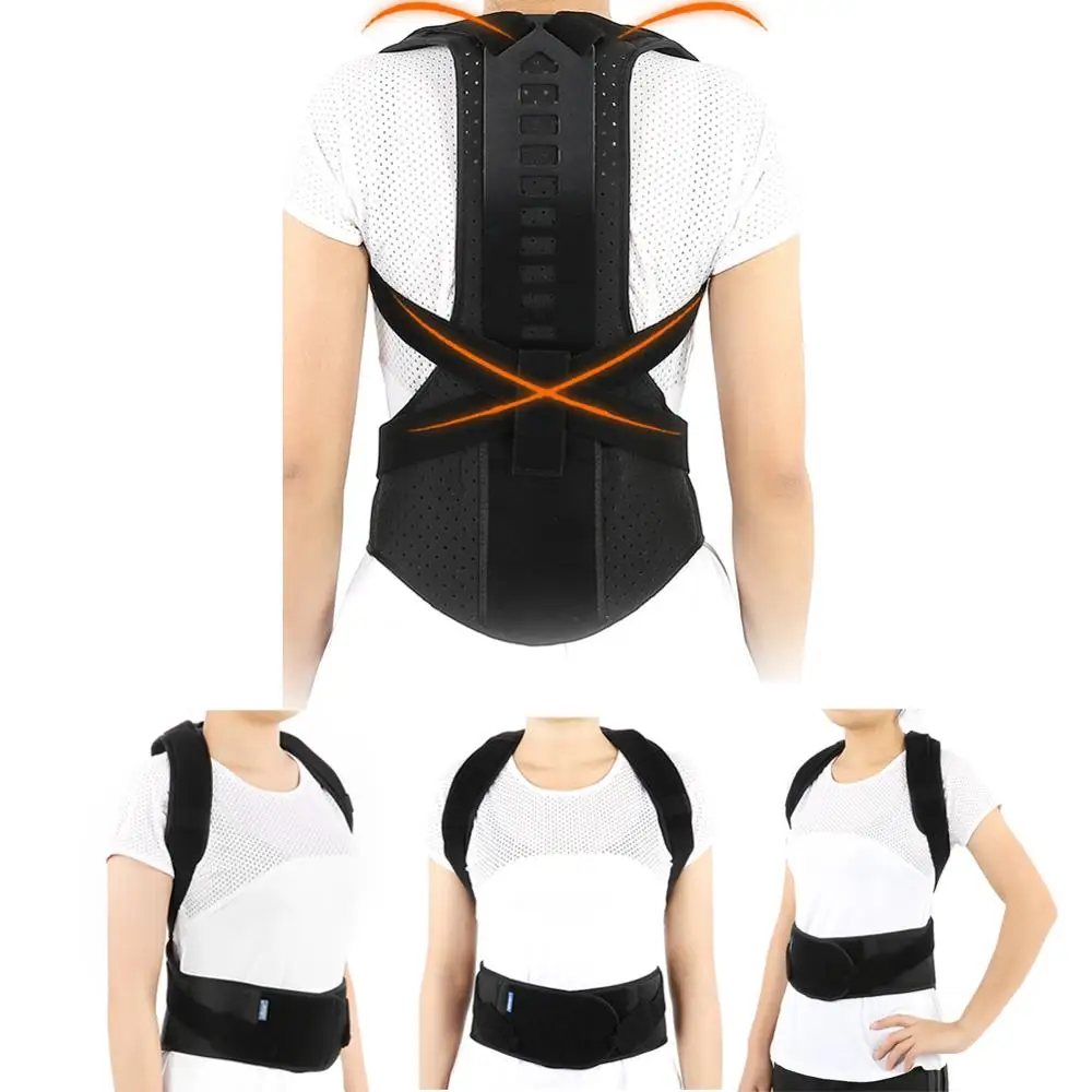 

Back Posture Corrector Support Adjustable Therapy Straps Back Neck Corrector Shoulder Braces Lumbar Support Belts Back Trainer