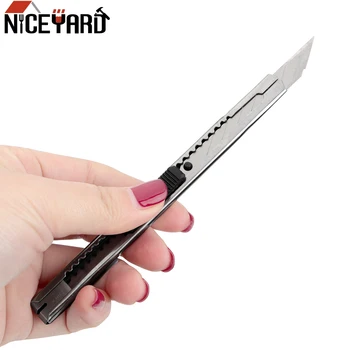 

NICEYARD Stainless Steel Adjustable DIY Art Knife Paper Cutter Utility Knife Hand Tool